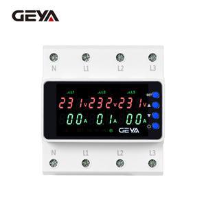 GEYA 4P VA5 과전압 및 보호기 - AC220V/380V 범용 가정 산업 회로 안전 장치