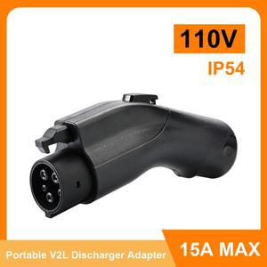 Type1 J1772 버전 EV 자동차 용 15A V2L 방전기 어댑터 14KW 240V AC 50-60HZ