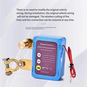 신형 자동차 리모컨 12V 500A 배터리 차단 스위치 세트 누전 보호 기능