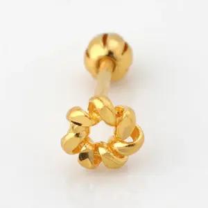 24K 순금 99.9% 리스 미니미 피어싱