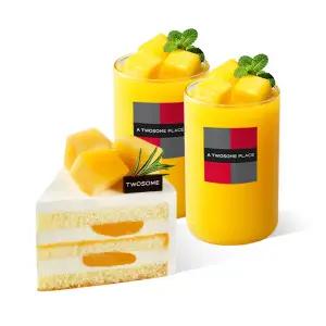 [투썸플레이스] 망고생 피스 + 애플망고 주스 R 2잔