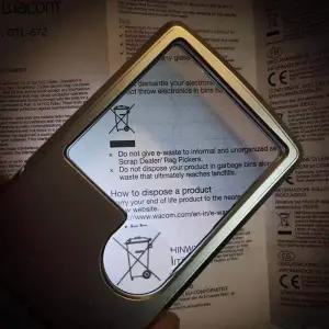 탁상작업용확대경 휴대용조명사각돋보기 노안독서 2P세트