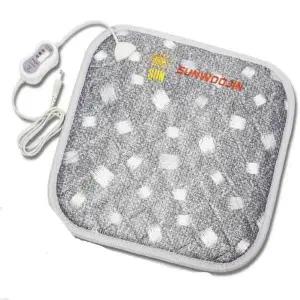 [셀러허브]MZ_1인용 전기방석 모던그레이 보온 뜨끈한 의자용 겨울 (S27377086)