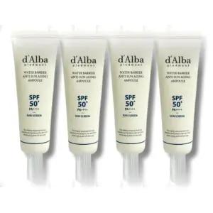 [셀러허브][뷰티나라] 달바 워터 베리어 안티 선 에이징 썬 앰플 50ml 4개입 (S33378419)