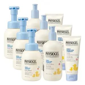 피지오겔 베이비 3종 3세트 (워시 300ml + 로션 400ml + 크림 100ml)