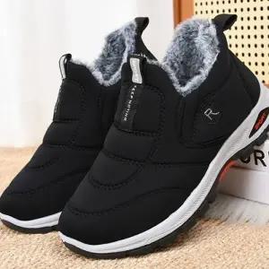 남성 슬립온 털안감 패딩부츠