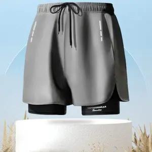 키밍 GQ27DA19 남성 투인원 팬츠 수영복 바지 비치웨어 하의 반바지