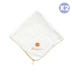 제이앤제나 신생아 가제 손수건 출산 준비 호랑이 X2