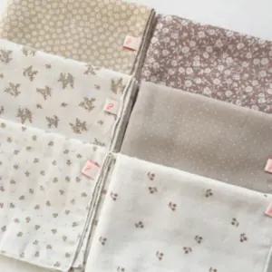 제이앤제나 아기 이중 거즈 손수건 6종 출산 선물세트