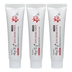 [웰빙헬스] 예쁜얼굴 선크림 포르테 자외선 차단 미백 기능성 SPF50+PA+++ 25g X 3개