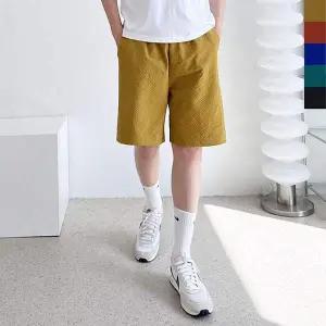 남성 SF68AC76 달라붙지 않는 시어서커 여름 쇼츠 쿨 반바지