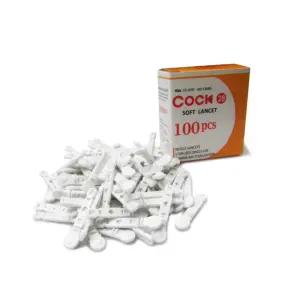 혈당측정 당뇨 채혈기 랜싯 사혈침 100개입 부모님건강 소화불량