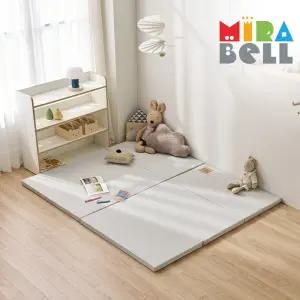 실리케어 아기유아 층간소음 놀이방 3단 항균형 폴더매트 85x138 그레이