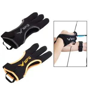 양궁 RZ43PH73 손가락 가드 보호대 국궁 미끄럼방지 세손가락 장갑