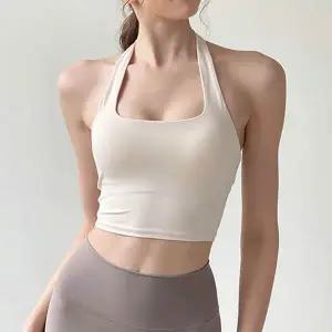 필라테스 JQ19BY08 폴댄스 요가 레이어드 스타일 빽리스 탑