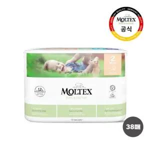 몰텍스 밴드형 기저귀 신생아 통잠 출산용품 2단계 38매 MNS