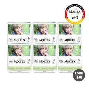 몰텍스 밴드형 기저귀 아기 육아용품 통잠 4단계 174매 MNS