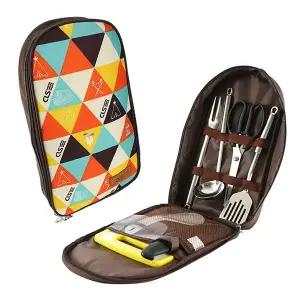 야외용 GA78GA90 주방세트 소형 휴대용 미니 캠핑식기 세트 휴대용용기 미니도마 미니칼 미니가