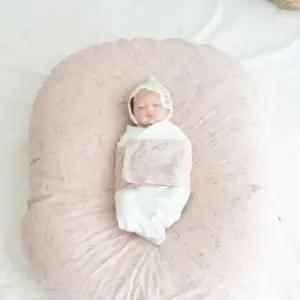 제이앤제나 역류방지쿠션 분리 커버 솜 세트 래빗핑크