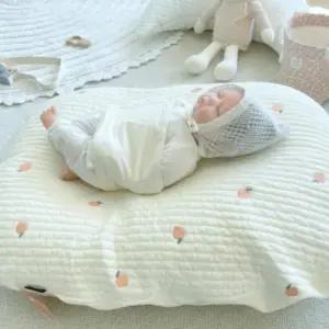 제이앤제나 신생아 수유 쿠션 양면 순면 복숭아 9도