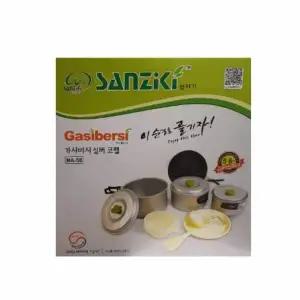 6인용 XV51VK05 캠핑 실버 코펠 세트 캠핑스텐코펠 캠핑식기세트