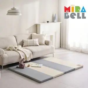 [NS홈쇼핑][미라벨]카라 실리케어 유아 층간소음 놀이방5단 노틈새 형 폴더매트 120X160 베..[35759629]