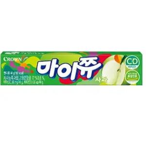 어린이간식 크라운 사무실간식 크라운과자세트 마이쮸스틱 사과 44g 어린이과자