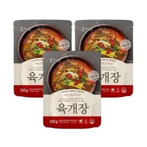 닭개장 참스토리 즉석국 밀키트 육개장 500g 3개 혼밥