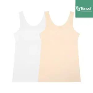 수아팜 [정상가 41800원] 주니어 모달 런닝브라 2매 아이보리/스킨