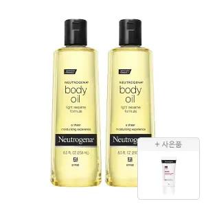 뉴트로지나 바디 오일 250ml, 2개 + 증정(인텐스 리페어 시카 에멀젼 88ml, 1개)