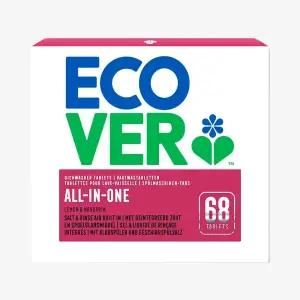 에코버 올인원 식기세척기세제 레몬 만다린 68개입