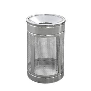 망홉바형 스텐휴지통 80L 테러방지쓰레기통