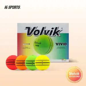 볼빅 뉴비비드 무광 3피스 12구 골프공 로고인쇄