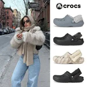[크록스]*정품 당일배송* 크록스 겨울 털슬리퍼 4종택1