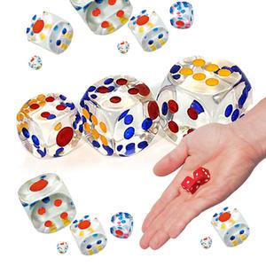 [문구티쳐] 투명 주사위 (1500) 35x35 아크릴주사위 낱개 게임용 다이스