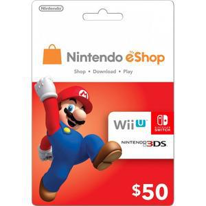 닌텐도 스위치 eShop 이샵 선불 기프트카드 미국 50달러 북미