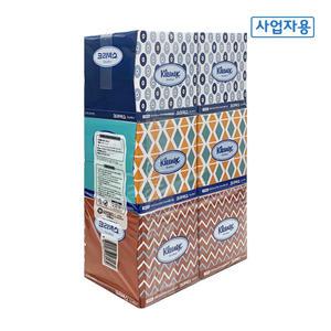 46043 크리넥스 미니맥시 2겹 미용 각티슈 250매X6각