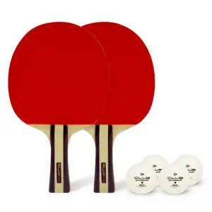 던롭 플럭스익스트림 쉐이크핸드 탁구라켓 탁구채 2개 공4개
