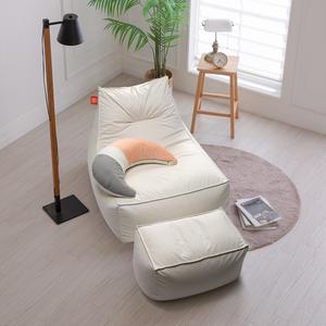 초대형 세인트 SS808 스웨이드 빈백소파 1인쇼파 카페의자