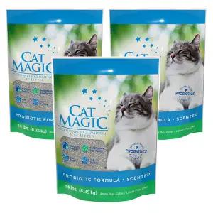 캣매직 프로 고양이모래 6.35kg x 3개 유향 응고형모래