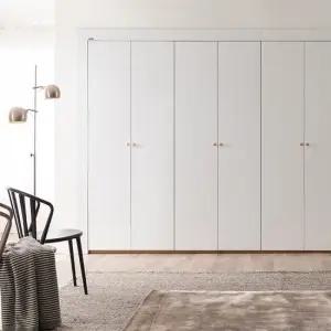 레오 무광 화이트 붙박이장 고급형-30cm