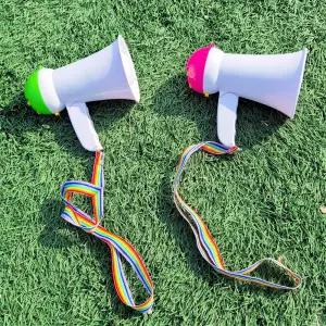 미니 메가폰 싸이렌 핸드마이크 스피커 마이크 장난감