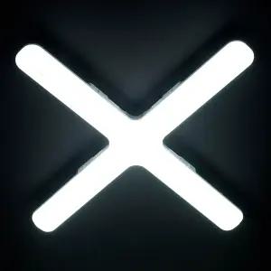 지콘스 LED 60W 십자등 기구 주광색 방등 사무실등 주방등 창고등