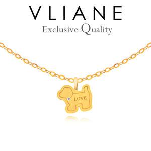 [VLIANE 브리앙] 18K 러브 퍼피 아기 목걸이 (미아방지)