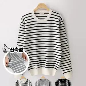 [엠엔씨][MNC] 캐시 스트라이프 니트 (MDKN370DE)