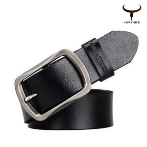 빅사이즈 최고등급 소가죽 남성벨트 통가죽 CY002-BK