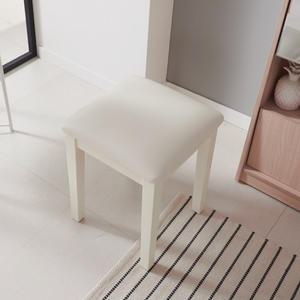 고무나무원목 화장대의자