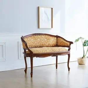 [퍼니프랑] 수입 유럽형 빈티지 엔틱가구 TR 32 파라다이스 2인 엔틱 컬러 소파 의자