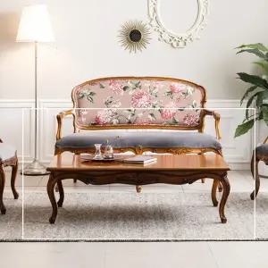 [퍼니프랑] 수입 유럽형 빈티지 엔틱가구 TR 31 직사각 엔틱 컬러 거실 소파 테이블