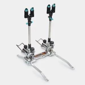 우경 신형 미니 민물 낚시대 받침틀 2단